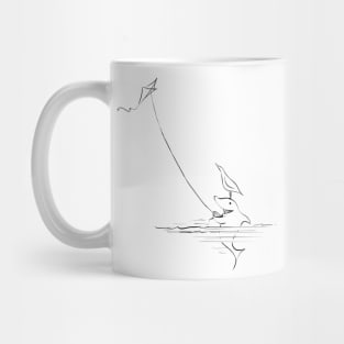 Shark Flying a Kite Mug